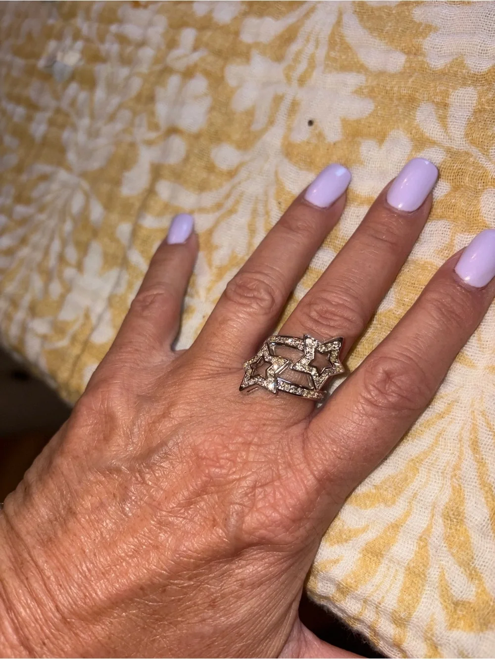 NWT Park Lane Size 6 Double Star Ring